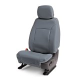 Covercraft 23-26 Ford F250-F550 SD Leatherette PrecisionFit Custom Front Row Seat Covers - Med Grey thumbnail 5