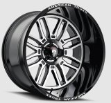 American Truxx AT1915 Restless 24x14 / 6x135 BP / -76mm Offset / 87.1mm Hub Gloss Black Milled Wheel thumbnail 1