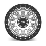 Dirty Life DT-3 17X9 6x139.7 -12 Offset - Machined Finish w/ Simulated Beadlock thumbnail 3