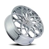 Kraze KR184 Ricochet 22x8.5 / 5x115/120 BP / 38mm Offset / 74.1mm Hub Chrome Wheel thumbnail 2