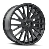 Kraze KR185 Double Down 22x8.5 / 5x114.3/120 BP / 38mm Offset / 73mm Hub Gloss Black Wheel thumbnail 1