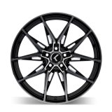 Kraze KR196 Evolve 22x9 / 5x112 BP / 35mm Offset / 66.56mm Hub Gloss Black Machined Wheel thumbnail 3