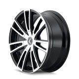Kraze KR183 Spectra 20x8.5 / 5x115/120 BP / 38mm Offset / 74.1mm Hub Gloss Black Machined Wheel thumbnail 2