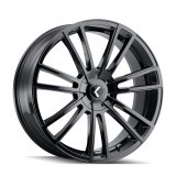 Kraze KR183 Spectra 20x8.5 / 5x115/120 BP / 38mm Offset / 74.1mm Hub Gloss Black Wheel thumbnail 2