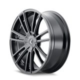 Kraze KR183 Spectra 18x8 / 5x108/114.3 BP / 40mm Offset / 72.62mm Hub Gloss Black Wheel thumbnail 1