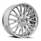 Kraze KR185 Double Down 17x8 / 5x108/114.3 BP / 38mm Offset / 73mm Hub Chrome Wheel thumbnail 2