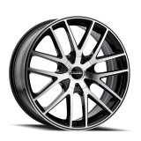 Touren 3260 TR60 19x8.5 / 5x108/114.3 BP / 40mm Offset / 74.1mm Hub Gloss Black Machined Wheel thumbnail 1