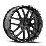 Touren 3260 TR60 17x7.5 / 4x100/114.3 BP / 42mm Offset / 67.1mm Hub Matte Black Machined Wheel thumbnail 2