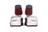 Corsa 24-25 Ford Mustang GT 5.0L Clear Lids & Dry Filters thumbnail 1