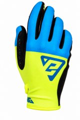 Answer Ascent Gloves Cyan/Hyper Acid/Black - Small thumbnail 1