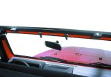 Bestop 97-06 Jeep Wrangler TJ Windshield Channel (1-Piece No-Drill Header Design) thumbnail 1