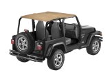 Bestop 97-02 Jeep Wrangler TJ Strapless Safari Bikini (Spice) thumbnail 1