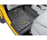 Bestop 97-06 Jeep Wrangler TJ Front Floor Mats (Black) thumbnail 1