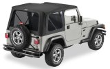 Bestop 97-02 Jeep Wrangler TJ Replace A-Top (Black Denim Tinted Windows No Door Skins Included) thumbnail 1