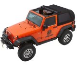 Bestop 07-18 Jeep Wrangler JK 2-Door Trektop Glide (Black Diamond) thumbnail 3