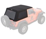 Bestop 07-18 Jeep Wrangler JK 2-Door Trektop Glide (Black Diamond) thumbnail 4