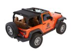 Bestop 07-18 Jeep Wrangler JK 2-Door Trektop Glide (Black Diamond) thumbnail 5