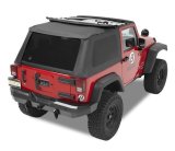 Bestop 07-18 Jeep Wrangler JK 2-Door A-Top Trektop (Blk Diamond Tinted Windows No Door Skins) thumbnail 1