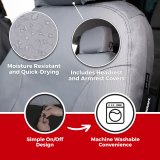 Covercraft 2026 Jeep Wrangler 2-Door (MT) Polycotton SeatSaver Custom Front Row Seat Covers thumbnail 2