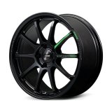 Gram Lights 57NR LIMITED II 17x7.0 +47 5-114.3 Semigloss Black Wheel w/ Black Cap/Stickers/Air Valve thumbnail 5
