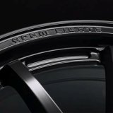 Gram Lights 57NR LIMITED II 18x8.5 +45 5-100 Semigloss Black Wheel w/ Black Cap/Stickers/Air Valve thumbnail 1