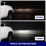 Form Lighting 2016-2023 Toyota Tacoma LED Projector Headlights with Selectable DRL (Pair) thumbnail 7