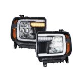 Form Lighting 2014 GMC Sierra LED Reflector Headlights (Pair) thumbnail 1