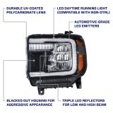 Form Lighting 2014 GMC Sierra LED Reflector Headlights (Pair) thumbnail 3