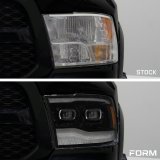 Form Lighting 2009-2018 Ram 1500/2500/3500 Sequential LED Projector Headlights (Pair) thumbnail 2