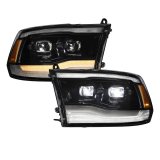 Form Lighting 2009-2018 Ram 1500/2500/3500 Sequential LED Projector Headlights (Pair) thumbnail 5