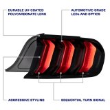 Form Lighting 2015-2023 Ford Mustang LED Tail Lights Clear (Pair) thumbnail 3