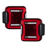 Form Lighting 2018-2023 Jeep Wrangler LED Tail Lights Red (Pair) thumbnail 1
