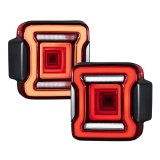 Form Lighting 2018-2023 Jeep Wrangler LED Tail Lights Red (Pair) thumbnail 2