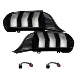 Form Lighting 2024+ Ford Mustang Sequential LED Tail Lights Clear (Pair) thumbnail 1