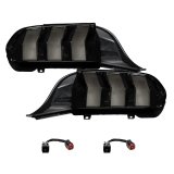 Form Lighting 2024+ Ford Mustang Sequential LED Tail Lights Smoked (Pair) thumbnail 1
