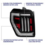 Form Lighting 2010-2024 Toyota 4Runner LED Tail Lights Red (Pair) thumbnail 4