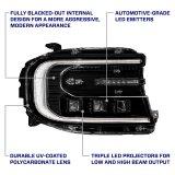 Form Lighting 22-24 Ford Maverick Sequential LED Projector Headlights (Pair) thumbnail 2