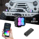 XKGlow XKmax RGBW Addressable Cube Light Kit - Driving Beam thumbnail 5