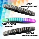 XKGlow XKmax 15in LED Ultra 3-Row Wheel Ring Light Kit w/RGBW Color Chasing App Control thumbnail 3