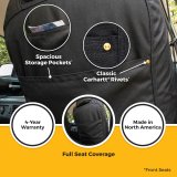 Covercraft 24-26 Jeep Wrangler Fr Buckets Carhartt Super Dux SeatSaver Custom Front Row Seat Cover thumbnail 3