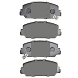 DFC 13-22 Honda Civic Sedan Front Low Metallic Active Performance Brake Pads thumbnail 5