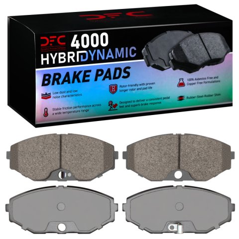 DFC 93-97 Infiniti Q45 Front 4000 Hybridynamic Brake Pads thumbnail 1
