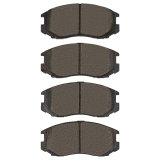 DFC 91-00 Plymouth Colt Front 4000 Hybridynamic Brake Pads thumbnail 1