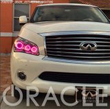 Oracle 11-13 Infiniti QX56 LED Headlight Halo Kit - Red thumbnail 2