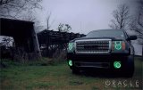 Oracle 08-13 GMC Sierra LED Round Ring Headlight Halo Kit - UV/Purple thumbnail 3