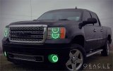 Oracle 08-13 GMC Sierra LED Round Ring Headlight Halo Kit - UV/Purple thumbnail 4