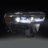 AlphaRex 25-26 Dodge Ram 1500 Luxx LED Proj Headlights -Alpha Black w/Activ Lit/Seq Signal/Switchbk thumbnail 4