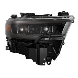 AlphaRex 25-26 Dodge Ram 1500 Luxx LED Proj Headlights -Alpha Black w/Activ Lit/Seq Signal/Switchbk thumbnail 6