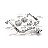 APR 17-25 Porsche Boxster/Cayman 2.0T/2.5T Full Catback Exhaust System thumbnail 2
