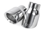 APR Double-Walled 3.5in Slash-Cut Tips - Polished Silver - Set of 2 thumbnail 1